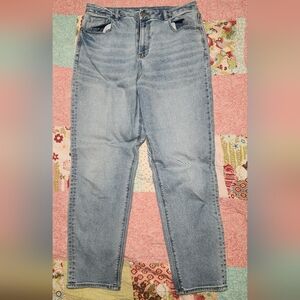 American Eagle Stretch Curvy Mom Jeans Size 14 Long